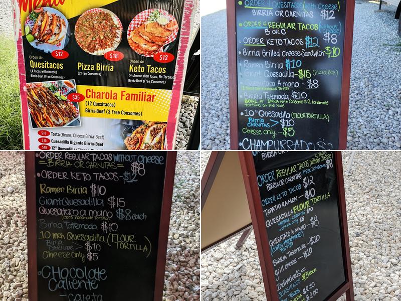 El Remedio Taco Truck Menu