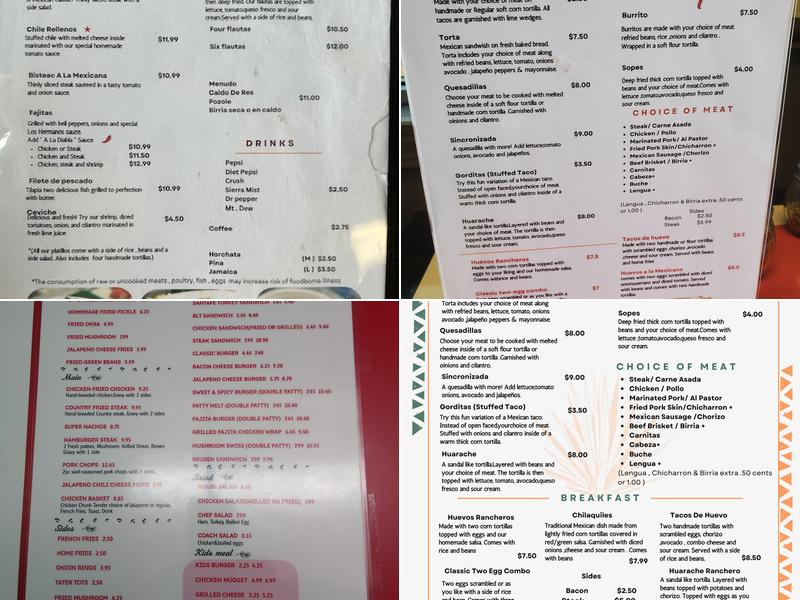 Tacos Los Hermanos (Admiral pl) Menu