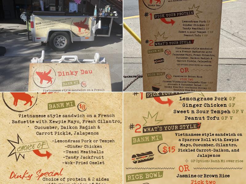 Dinky Dau Menu