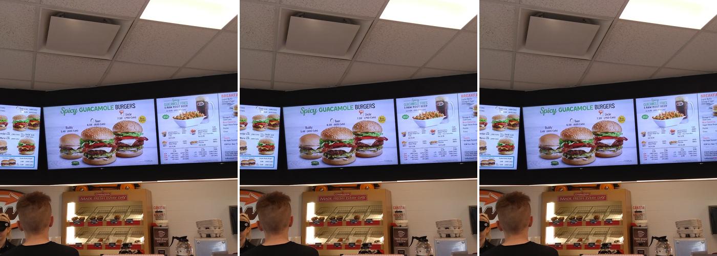 A&W Canada Menu