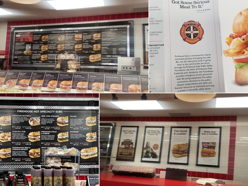 Firehouse Subs Menu