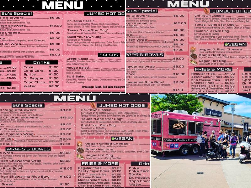 SU's Kitchen Menu