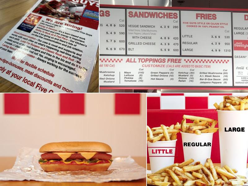 Five Guys Menu