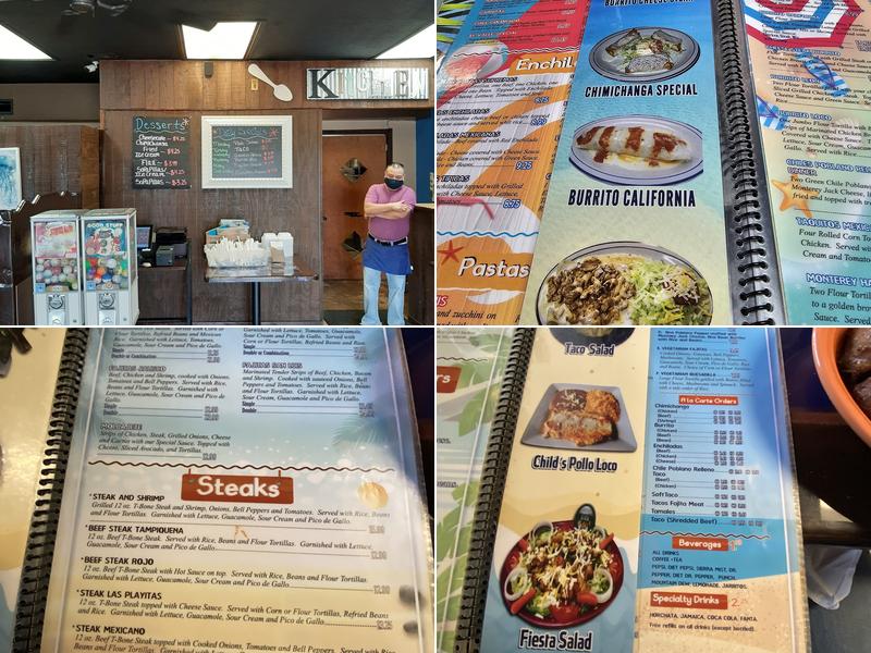 Las Playitas Greers Ferry Menu