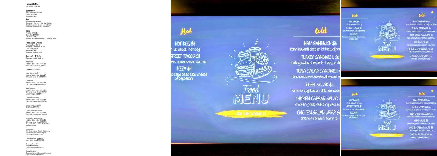 Constant Grind Menu