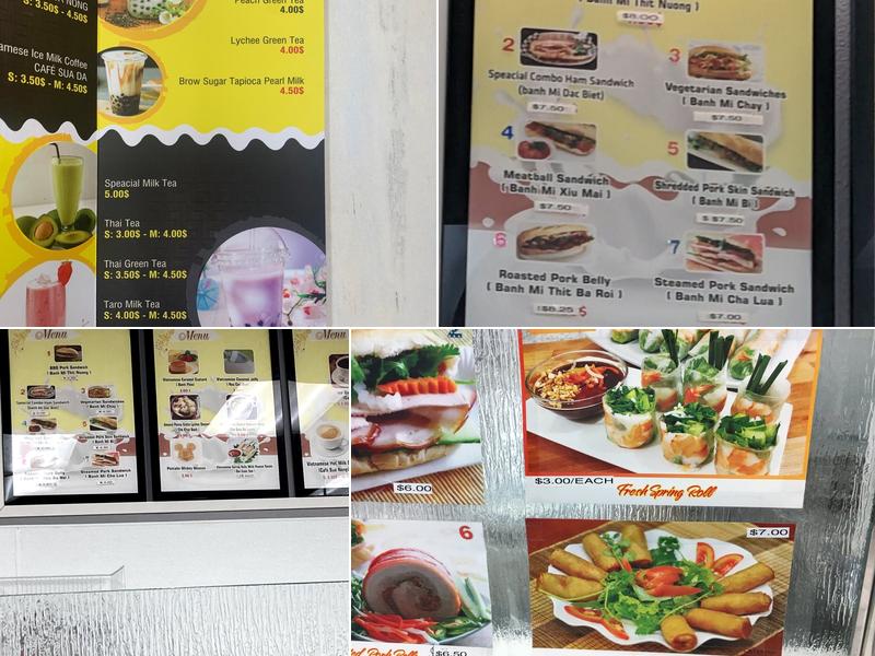 Kelly's Sandwiches and Drinks Menu