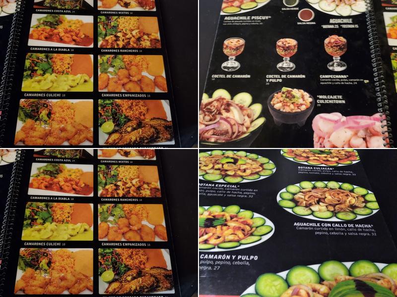 Culichi Town Menu