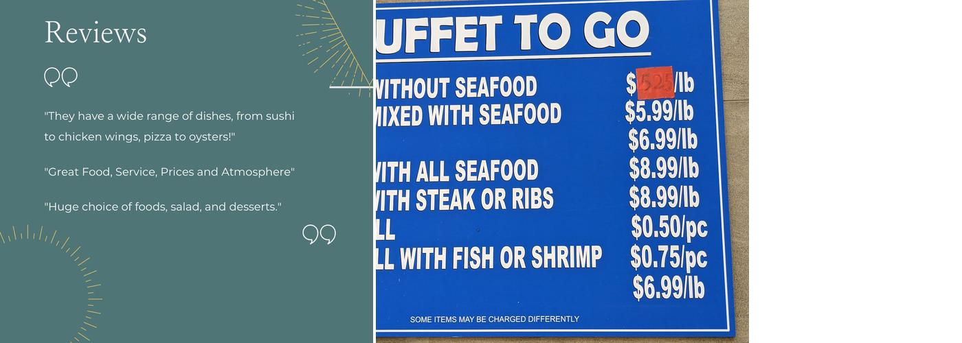 Chow Time Grill & Buffet Menu