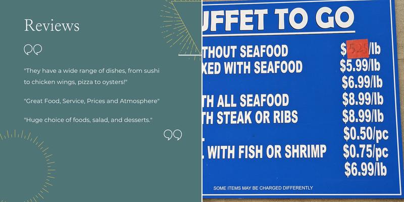 Chow Time Grill & Buffet Menu