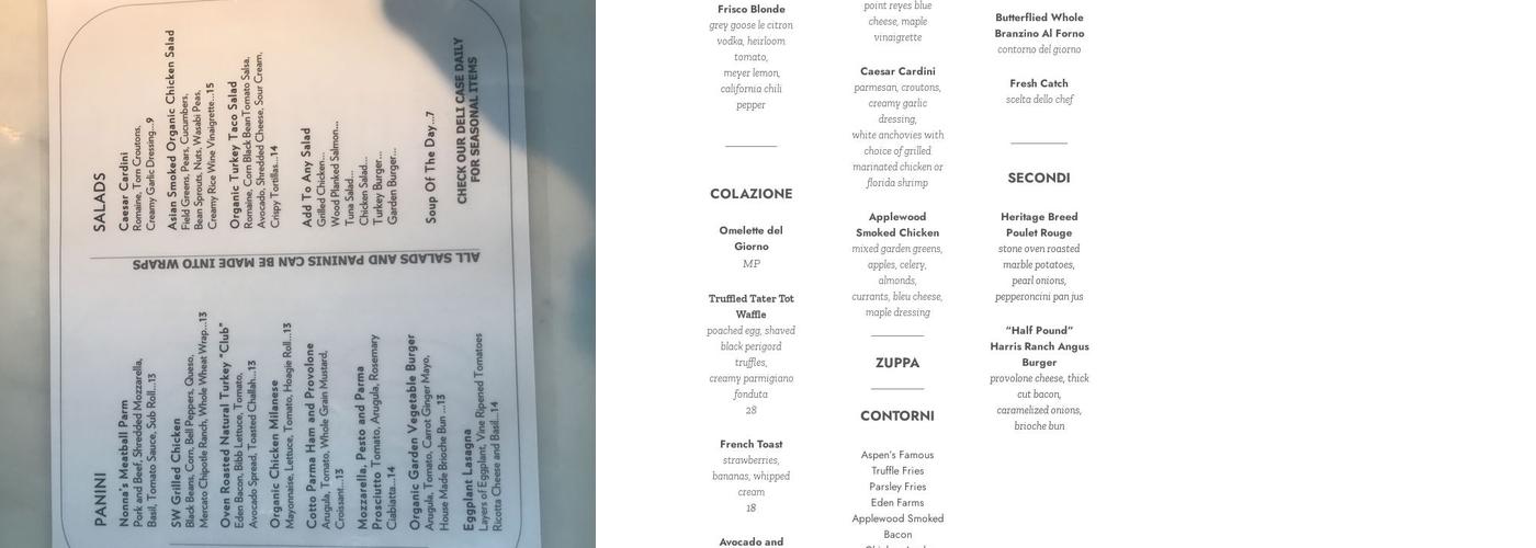 Mercato by MC Kitchen Menu