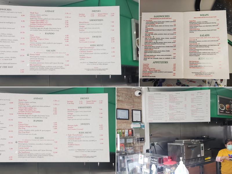 Sauganash Grill Menu