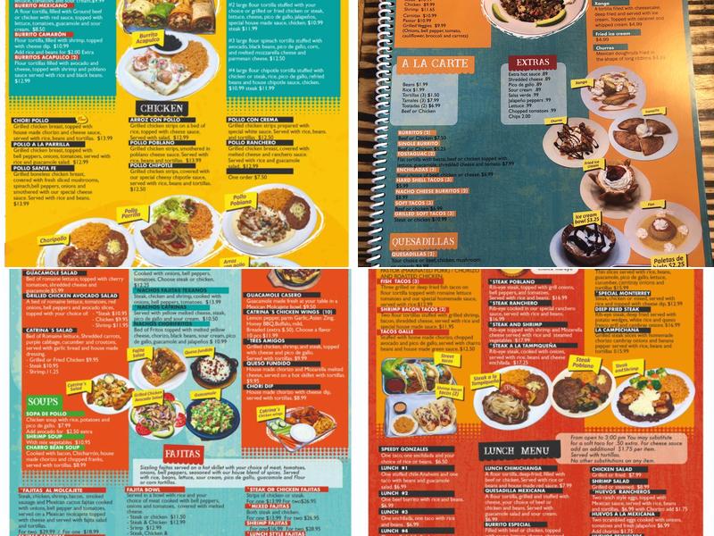 Catrina's Mexican Grill Menu