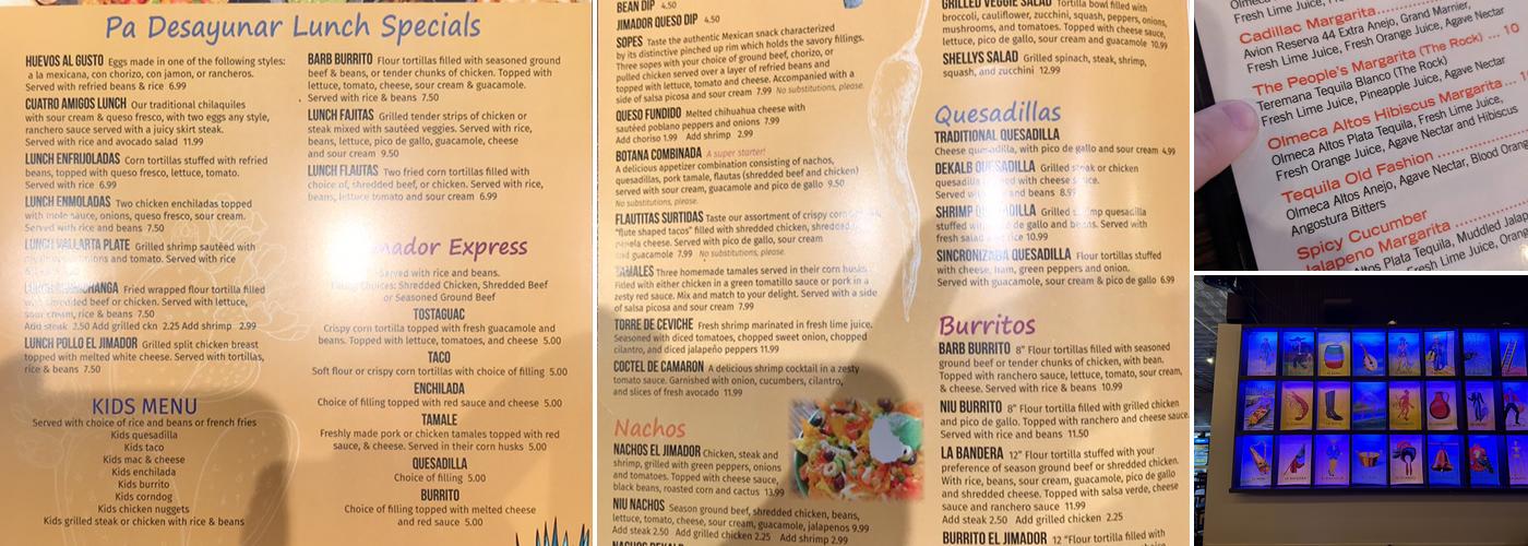 EL JIMADOR MEXICAN GRILL Menu