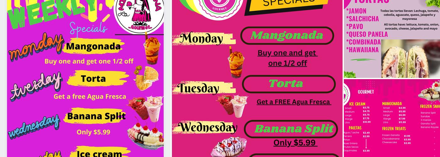 La Michoacana Gourmet Menu