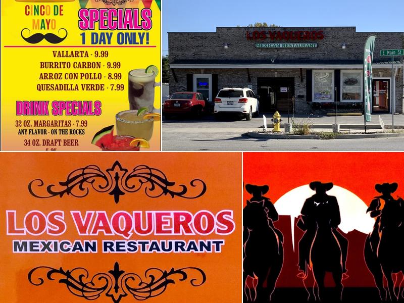 Los Vaqueros Mexican Restaurant 301 E Main St, Greenfield