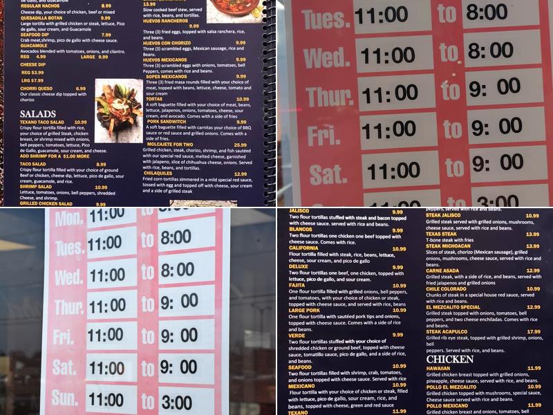 Monarca Menu