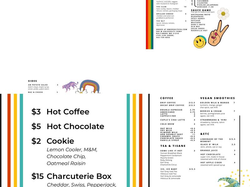 Kitsch Menu