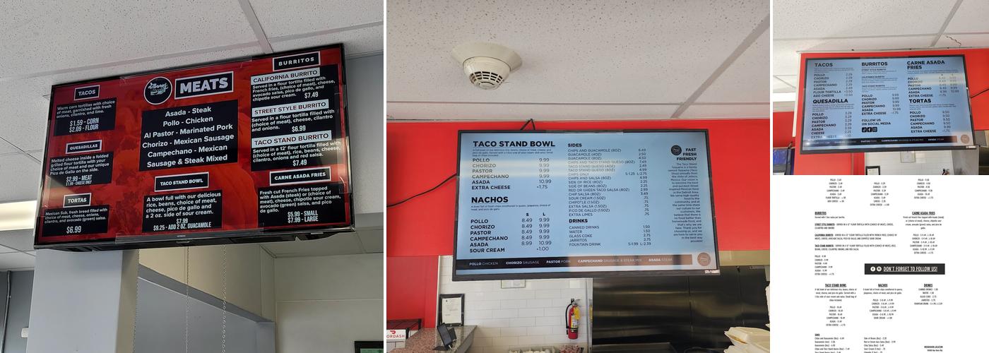 The Taco Stand Taqueria - Riverview Menu