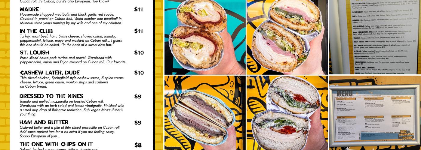 The Sandwich Scene Menu