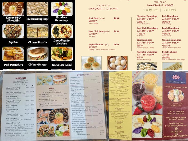 Lotus Dumpling House Menu