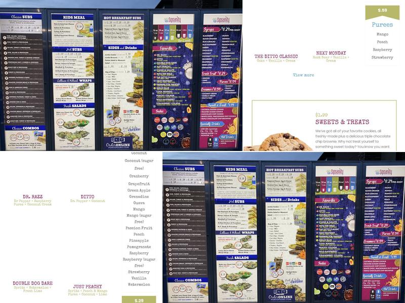 Sipsanity Menu