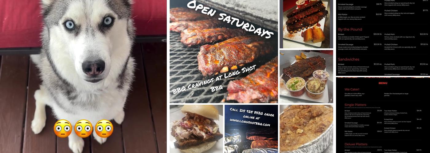 long shot bbq Menu