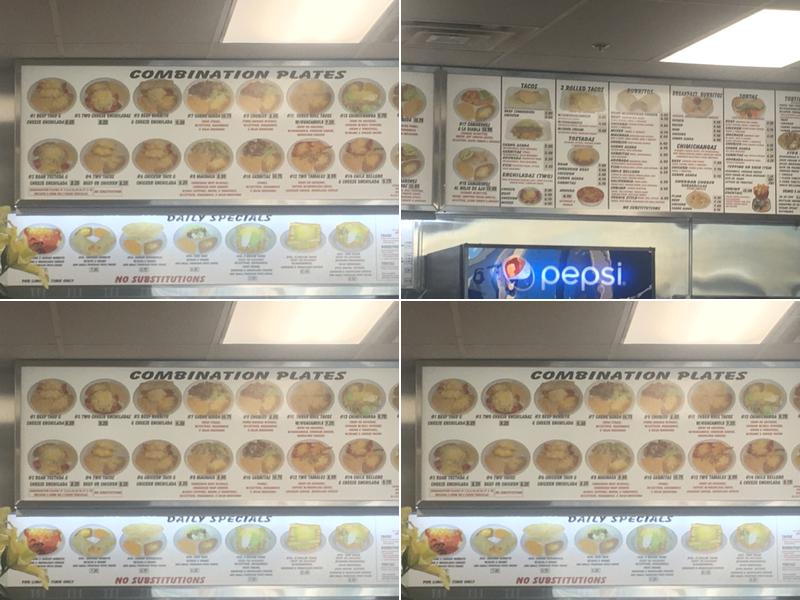 Roberto's Taco Shop Menu