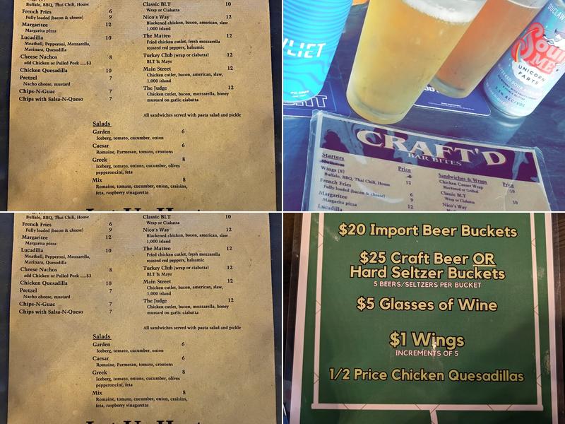 Craft’D Menu