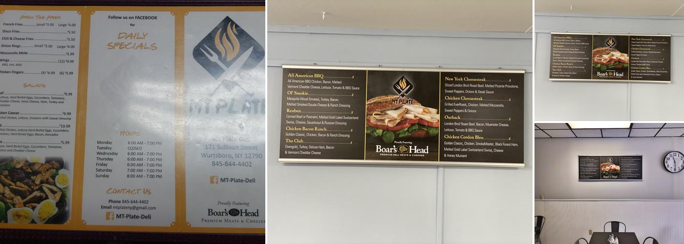 MT Plate Menu