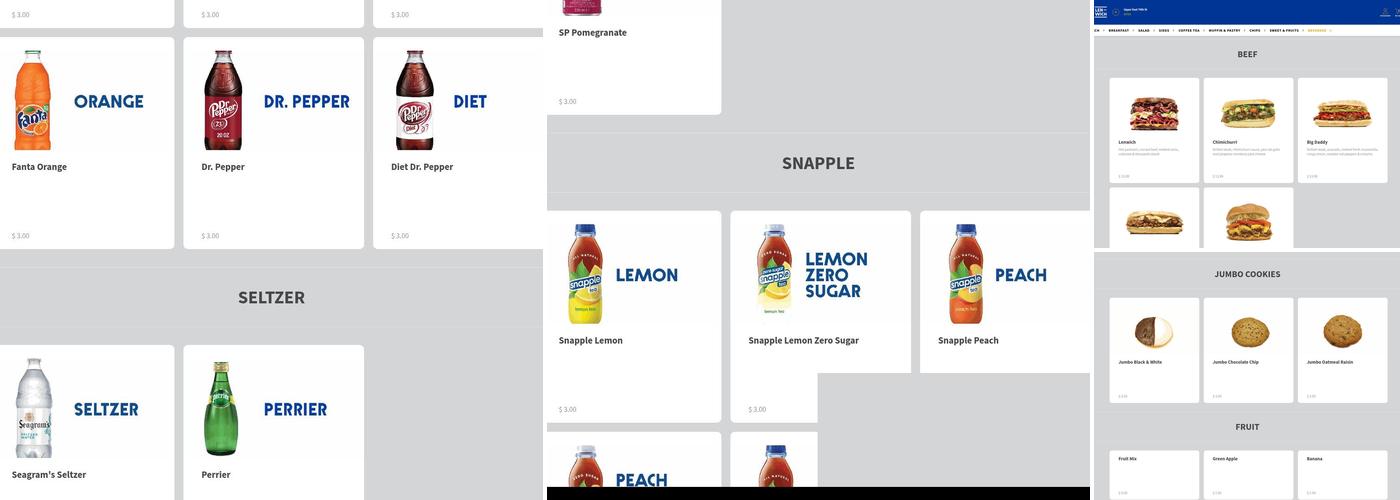 Lenwich Menu