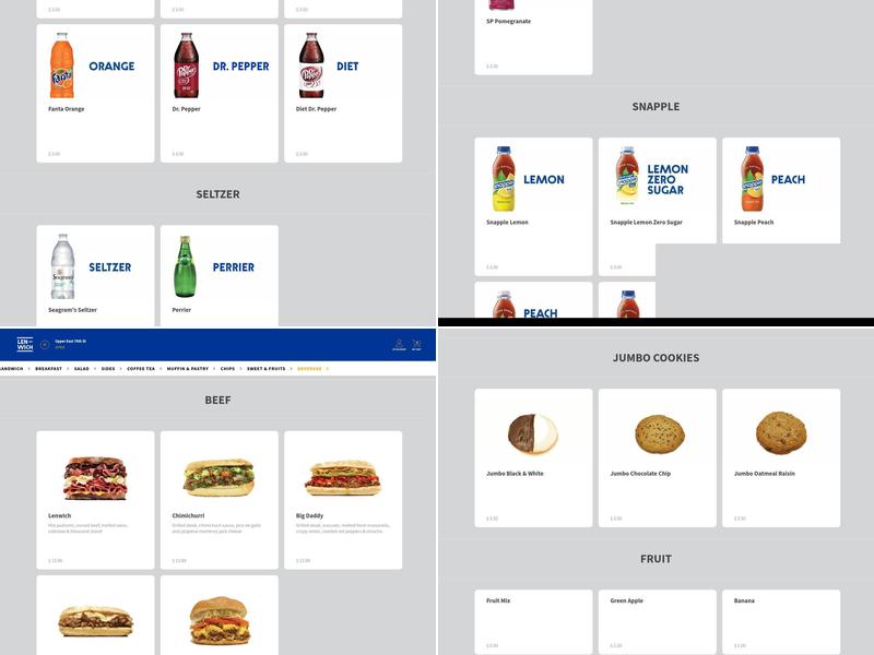 Lenwich Menu