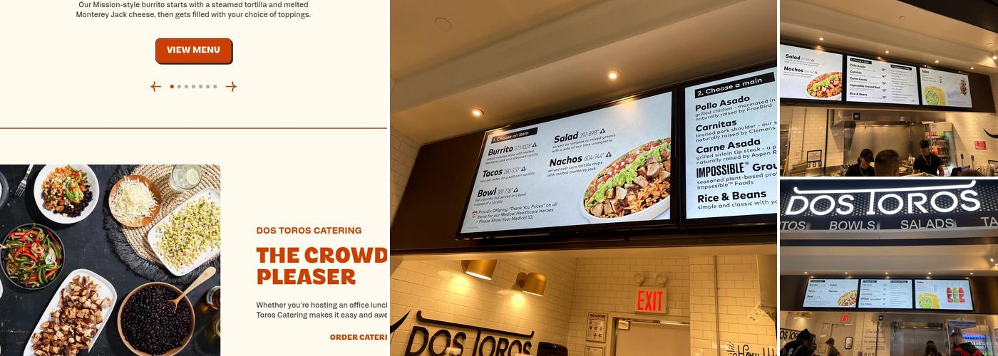 Dos Toros Taqueria Menu