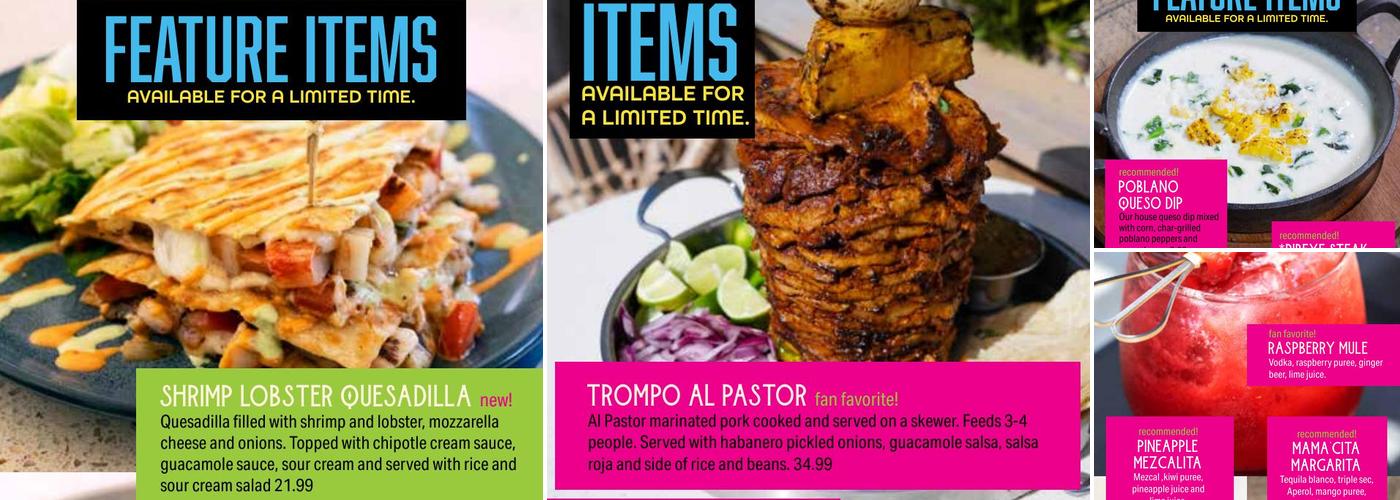 Agave Azul Modern Mex & Cantina Menu