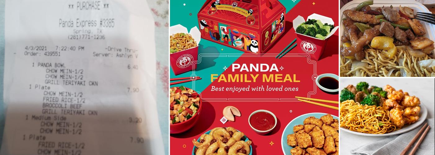 Panda Express Menu