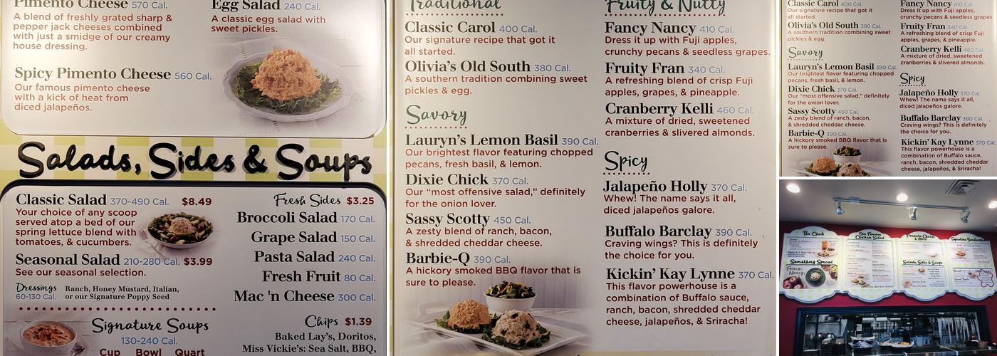 Chicken Salad Chick Menu