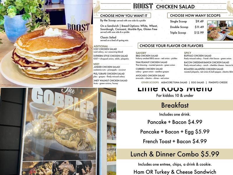 Roost - Longview, TX Menu