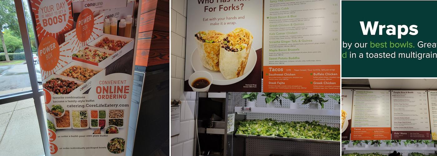 CoreLife Eatery Menu