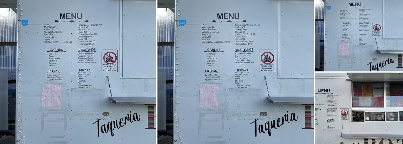 Taqueria Potosina Menu