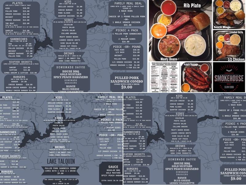 Summers Smokehouse Menu