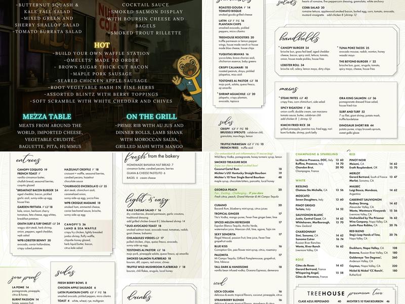 Treehouse Menu
