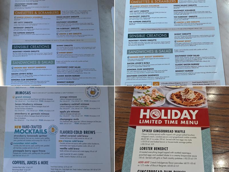 Another Broken Egg Cafe Menu