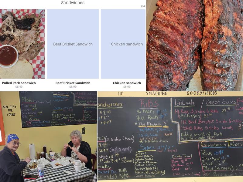 Michael D's BBQ Menu