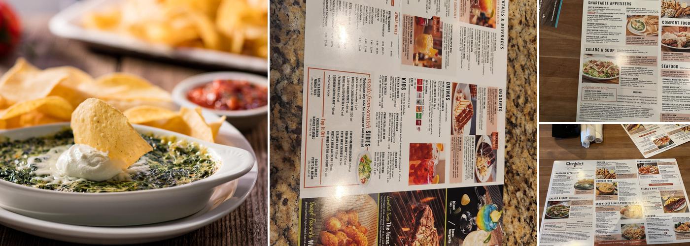 Cheddar's Scratch Kitchen Menu