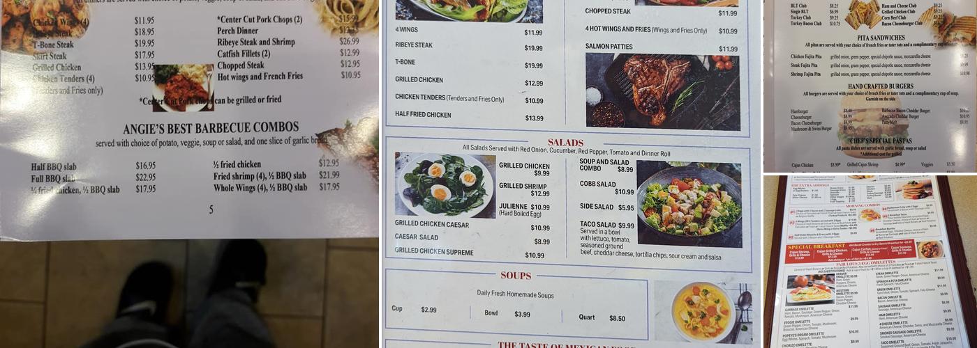 Angie’s BREAKFAST & GRILL Menu