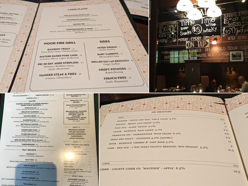 Maple Leaf Tavern Menu