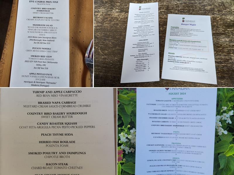 FarmBar Menu