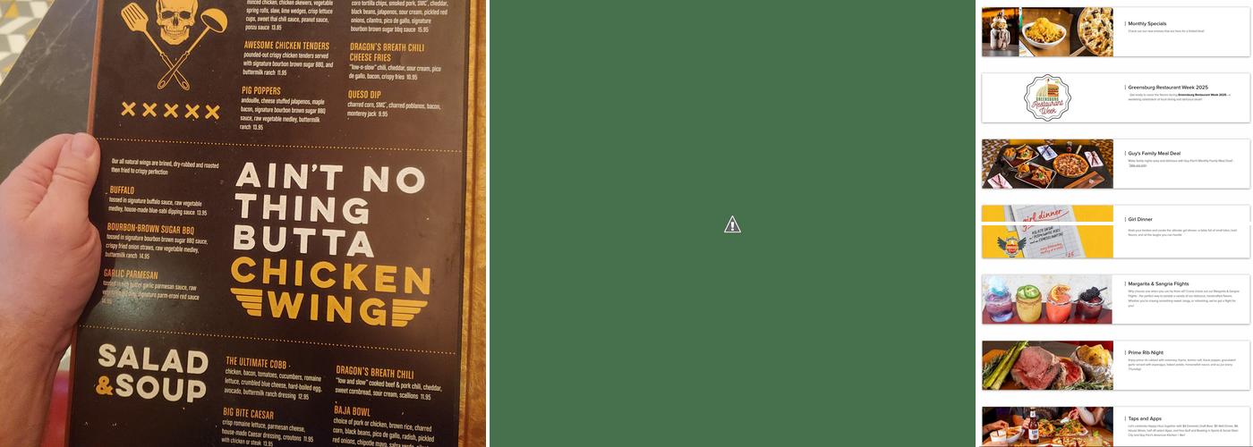 Guy Fieri's American Kitchen + Bar Menu