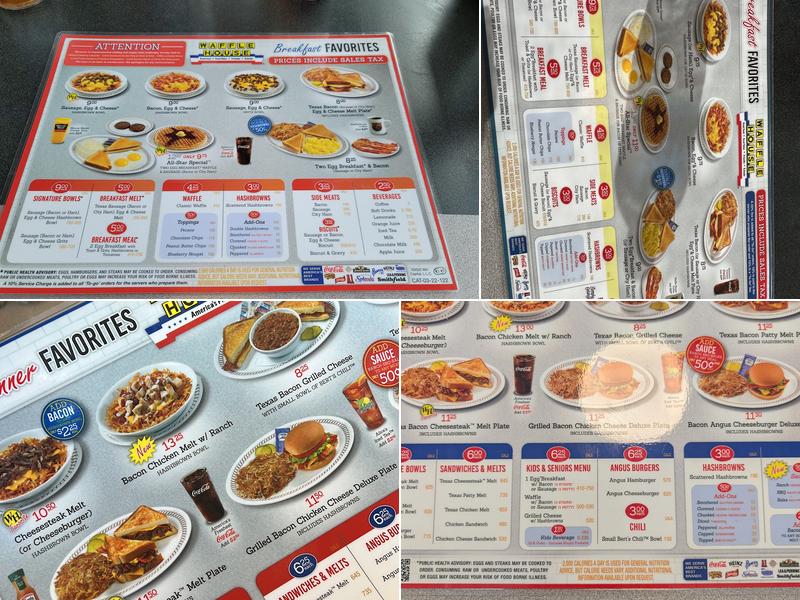 Waffle House Menu