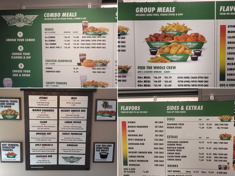 Wingstop Menu