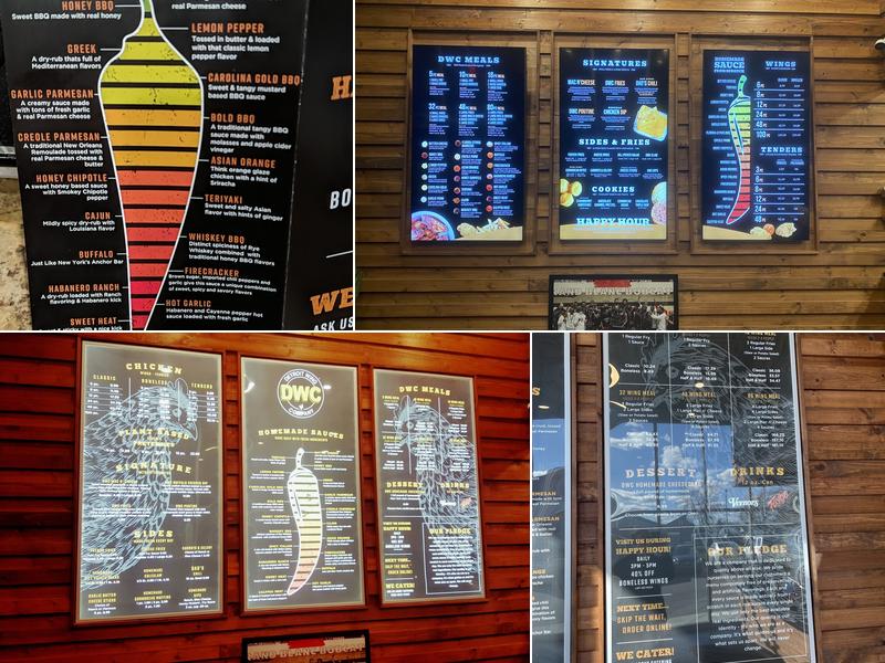 Detroit Wing Company Menu